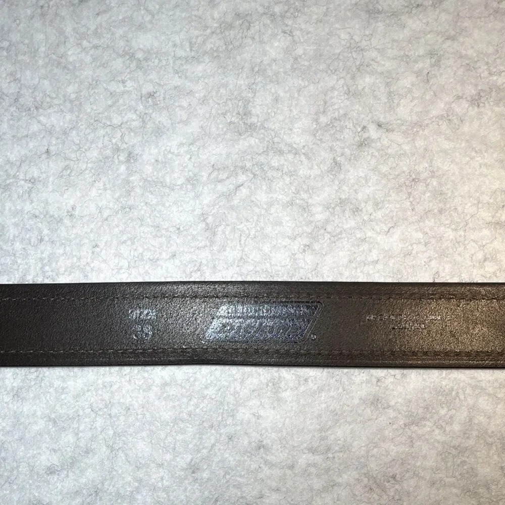Dickies Men’s Belt Brown Solid Adjustable Buckle Size 38/95
